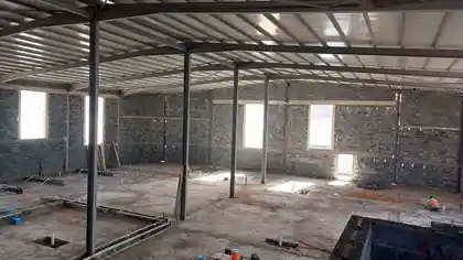 المساحات الداخلية للمبنى الصناعي